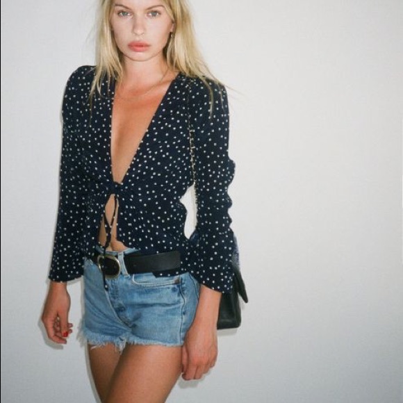 💫The Bianca Top Réalisation Par Navy Star Small 4 NWT 💫 - Picture 5 of 7